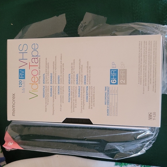 New Memorex 4 Blank VHS Tapes - Picture 4 of 5